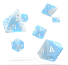 Oakie Doakie Dice - Artic - RPG Set - Glow in the Dark